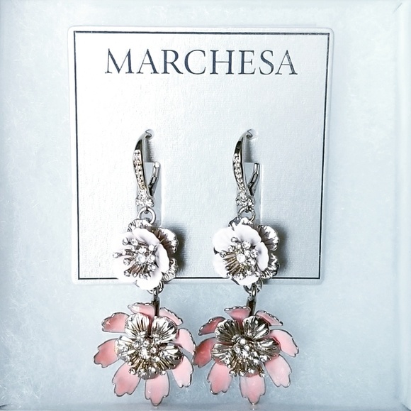 Marchesa Jewelry - 🍒NWT🍒 MARCHESA FLORAL DROP EARRINGS